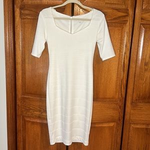 White Midi Dress